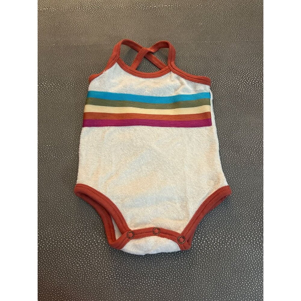 L'oved Baby Tank Onesie W/ Snap Bottom 6/9M EUC